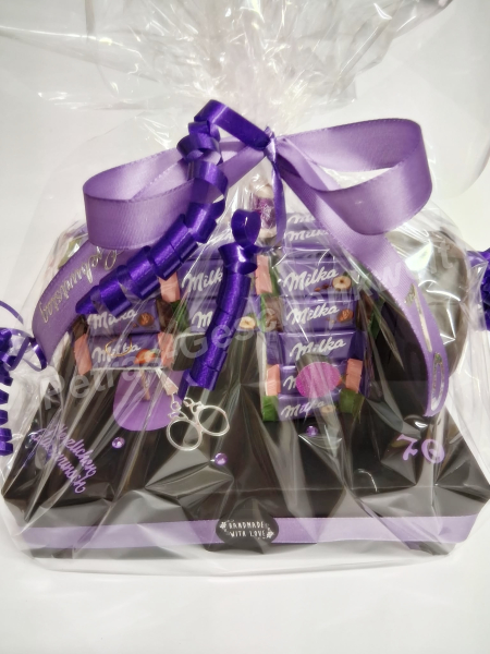 Schokoladen Nähmaschine zum Geburtstag